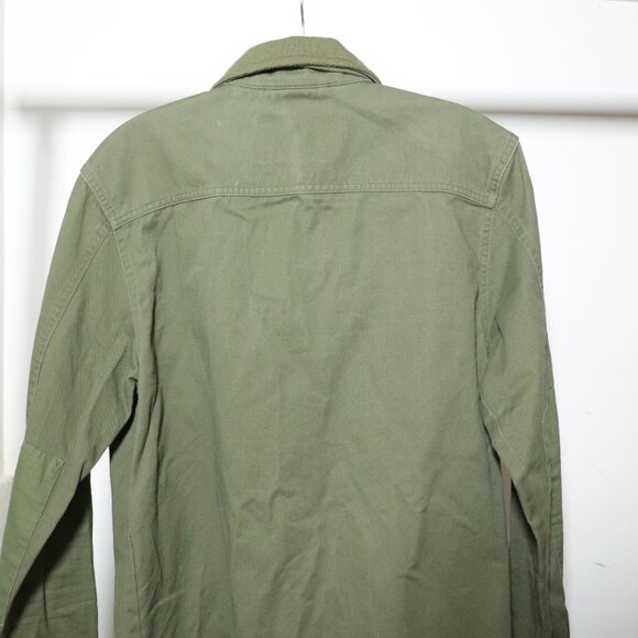 Olive denim workers jacket - Picture 2 of 3